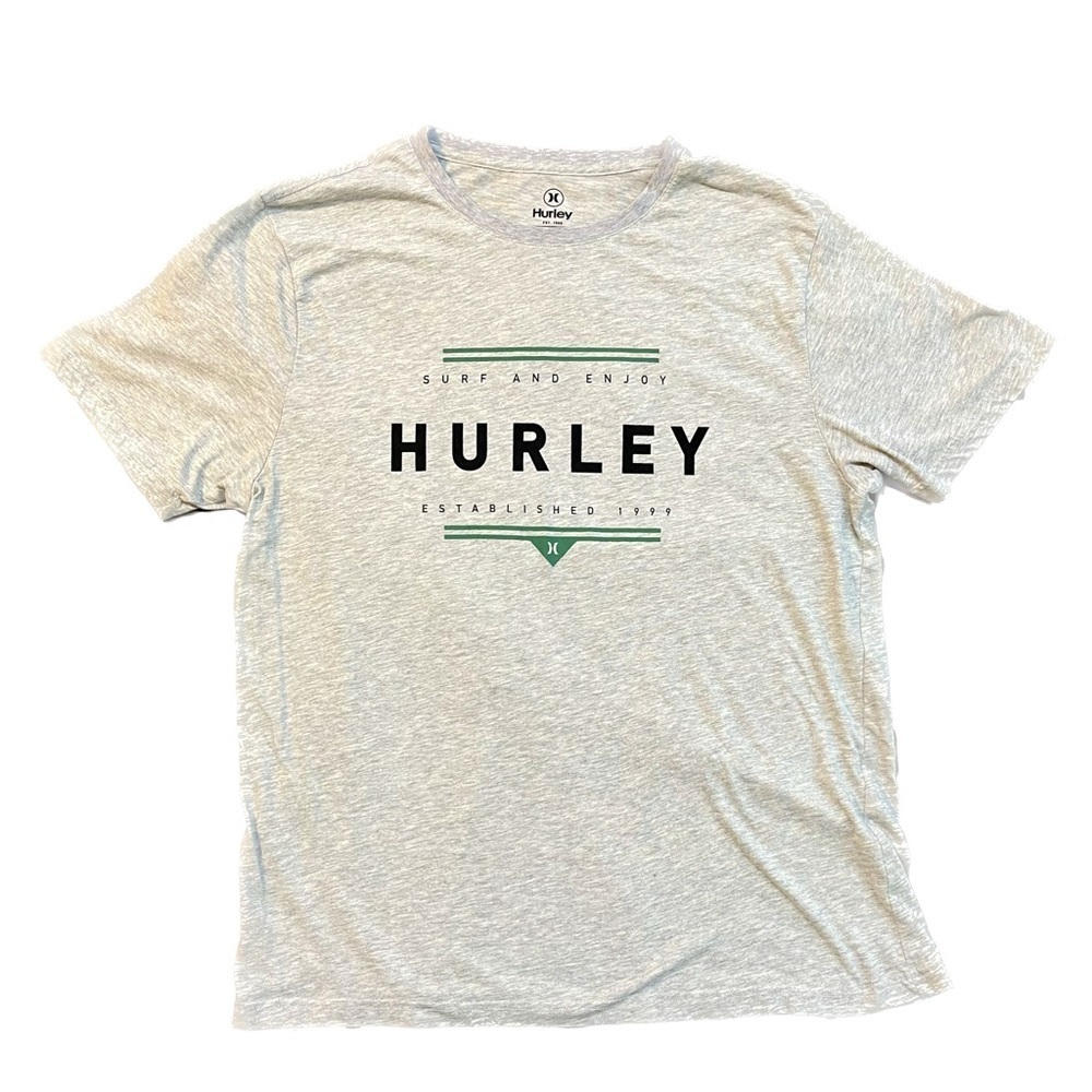 Hurley Surf & Enjoy Logo T-Shirt Size XL - Picture 1 of 3